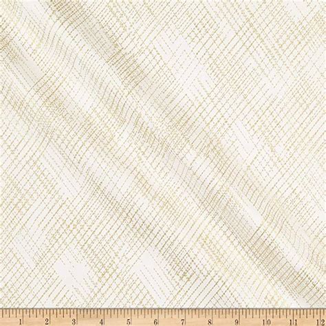 kanvas metallic mixers gold metallic cross hatch cream gold fabric|Metallic Mixers 7725M.